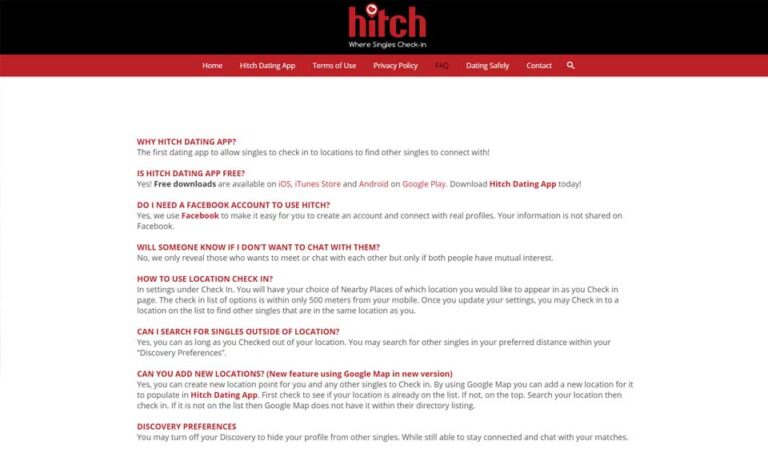 Hitch Review: de voor- en nadelen van aanmelden